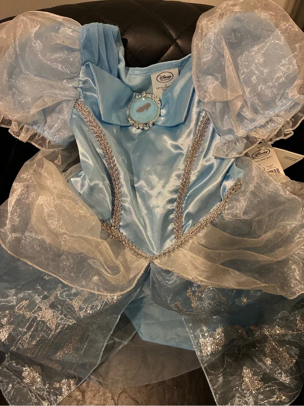Disney Cinderella Light Blue Sparkle Princess Dress